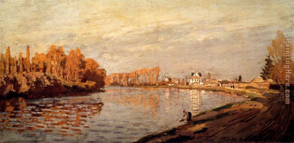 The Seine At Argenteuil I painting - Claude Monet The Seine At Argenteuil I art painting